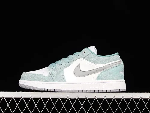 All categories Air Jordan Jordan series basketball shoes Air Jordan 1 Low Z version Air Jordan 1 Low "New Emerald" AJ1 Joe 1 Emerald Blue Retro basketball shoes DN3705-301